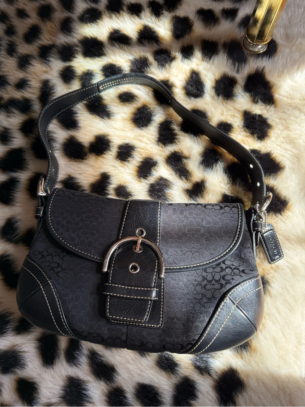 Coach Signature C Monogram SoHo Mini Shoulder Bag